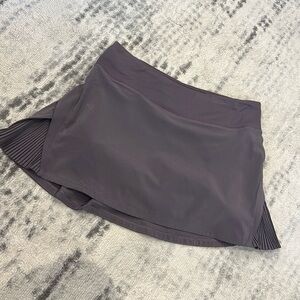 Dusty purple color skort